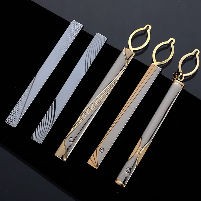 Men Metal Simple Necktie Buckl – Tie Clip Silver recenzja i cena