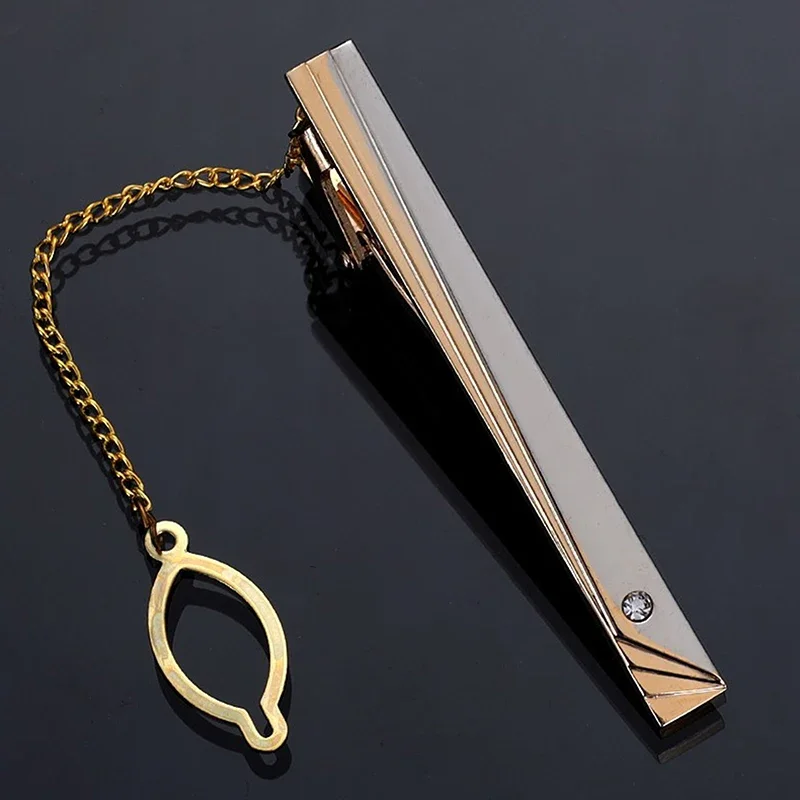 Men Metal Simple Necktie Buckl – Tie Clip Silver recenzja i cena