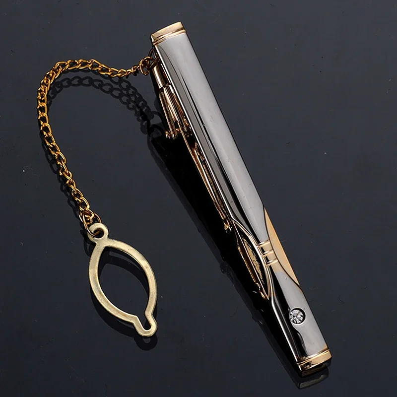 Men Metal Simple Necktie Buckl – Tie Clip Silver recenzja i cena