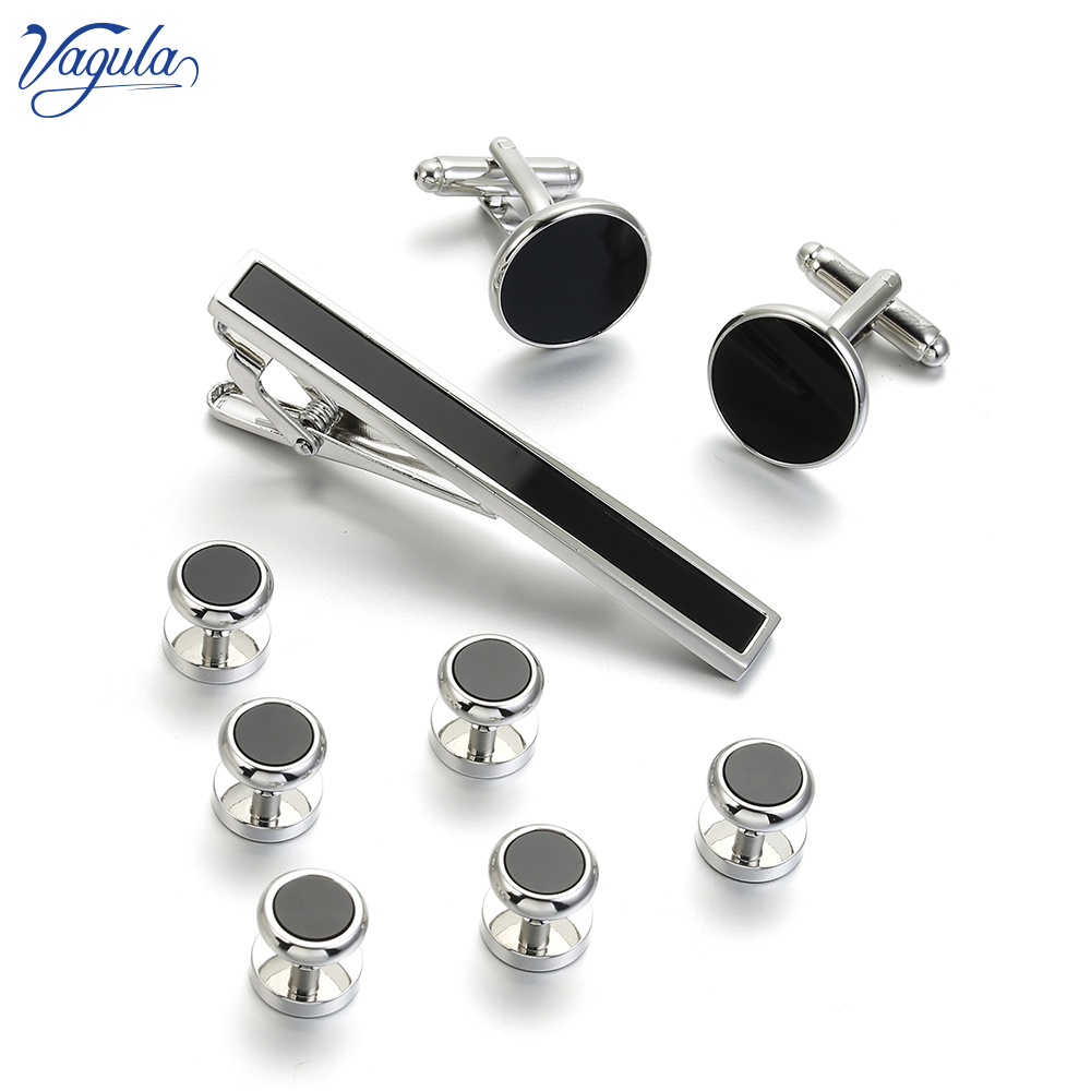VAGULA 9 PCS Tie bar Cuff link – Tie Bar Set Gift recenzja i cena