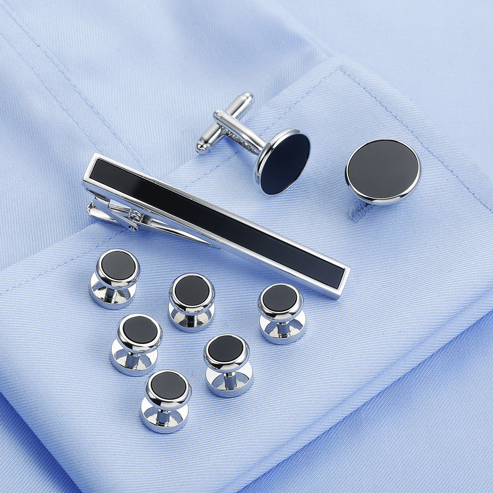 VAGULA 9 PCS Tie bar Cuff link – Tie Bar Set Gift recenzja i cena