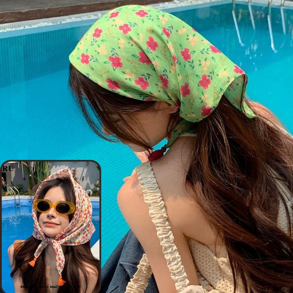 Summer Scarf Colorful Flower P – Bandana Cotton recenzja i cena