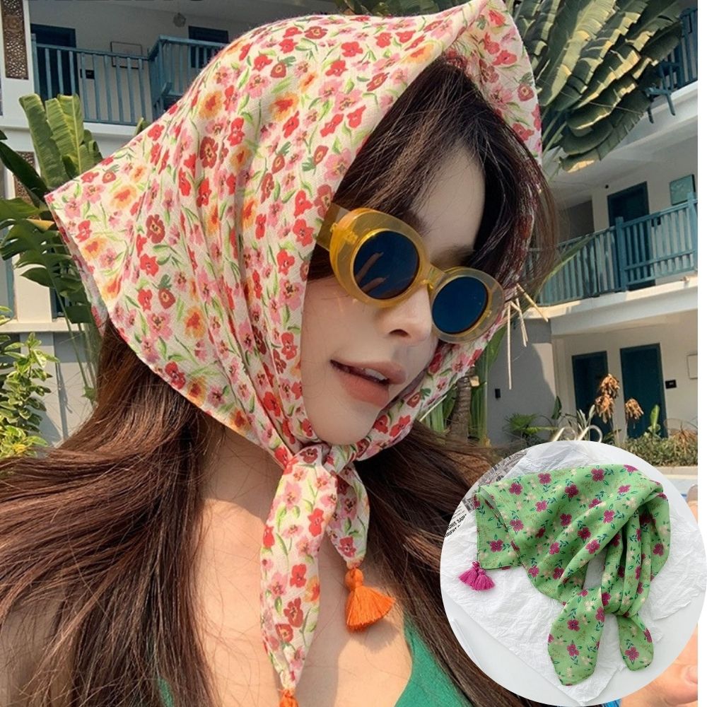 Summer Scarf Colorful Flower P – Bandana Cotton recenzja i cena