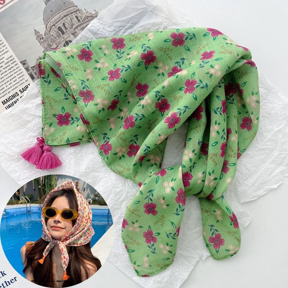 Summer Scarf Colorful Flower P – Bandana Cotton recenzja i cena