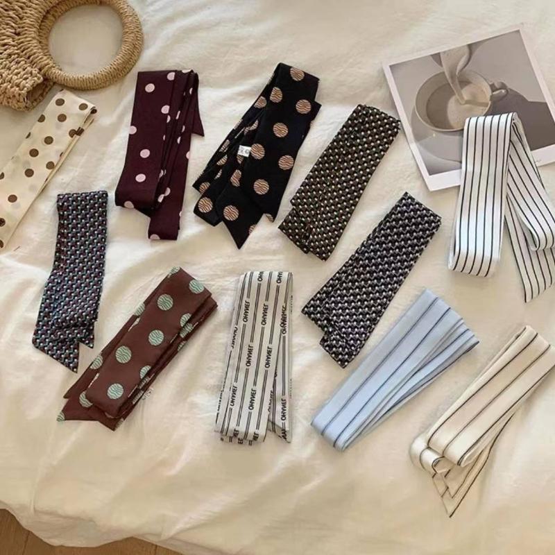 Polka Dot and Striped Print Sc – Silk Tie Striped recenzja i cena