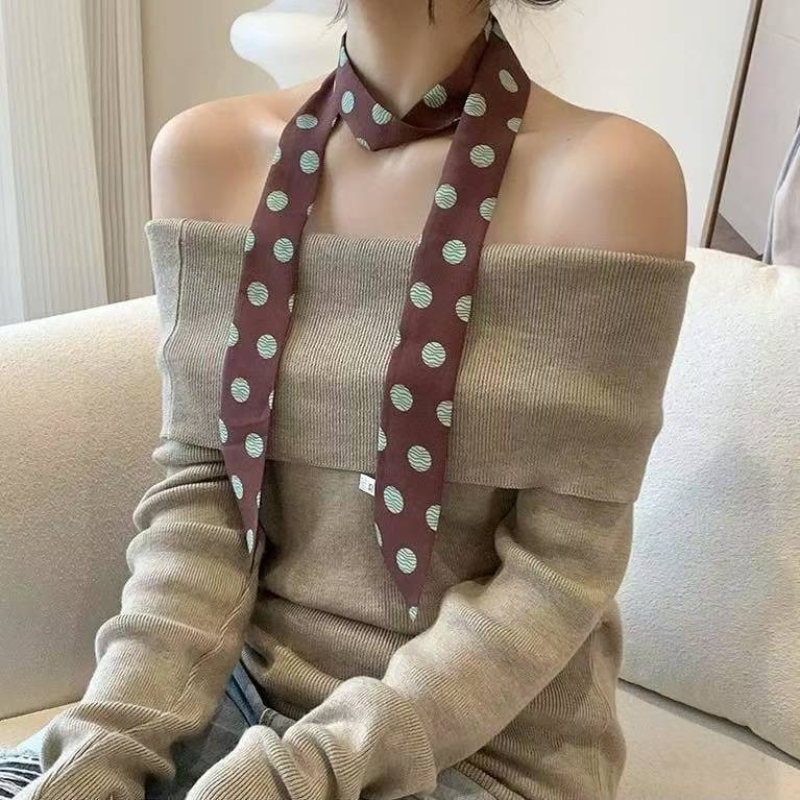 Polka Dot and Striped Print Sc – Silk Tie Striped recenzja i cena