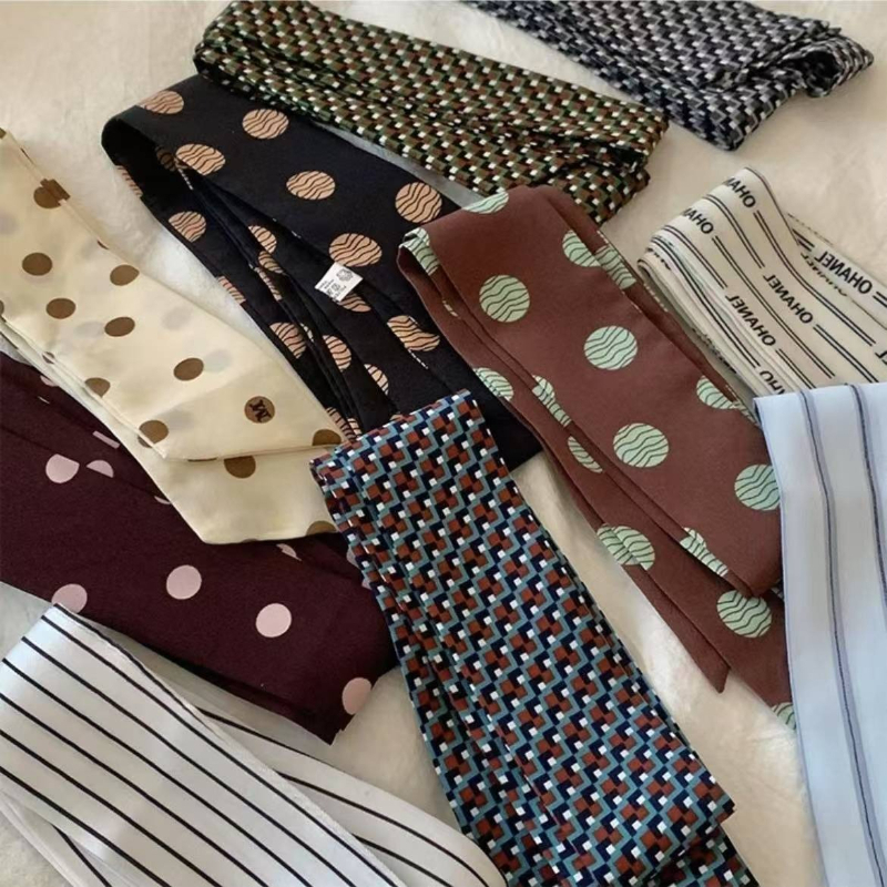 Polka Dot and Striped Print Sc – Silk Tie Striped recenzja i cena