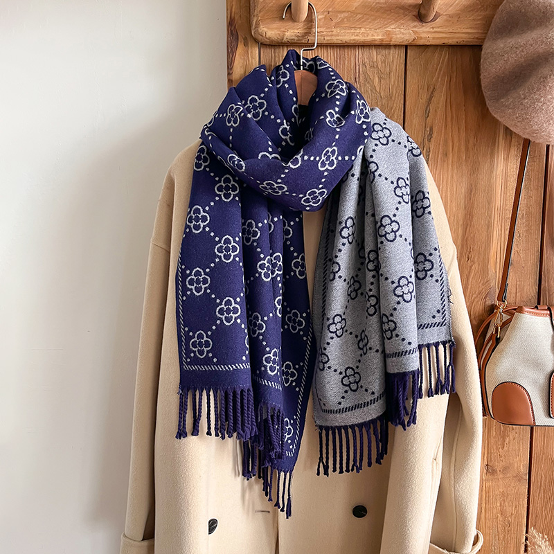 Brands Jacquard Design Winter  – Woven Scarf Blanket recenzja i cena