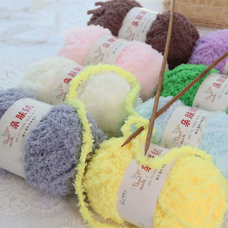 Chenille Plush Chunky Yarn for – Woven Scarf Blanket recenzja i cena