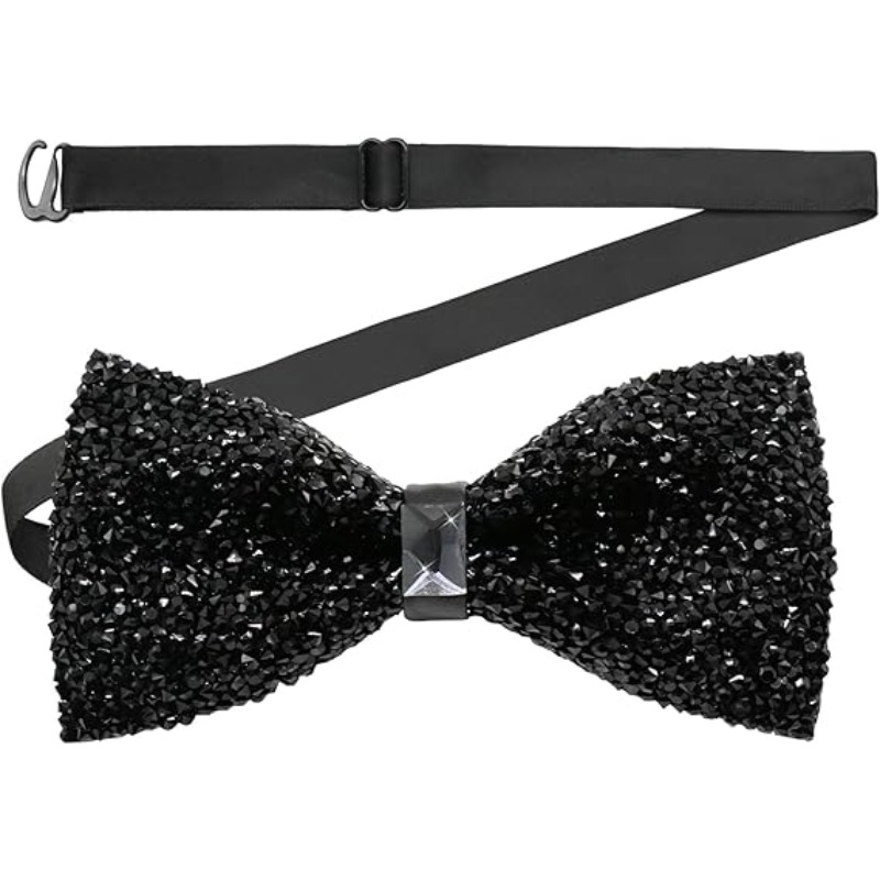 Fashion Rhinestone Bow Ties fo – Bow Tie Pre Tied recenzja i cena