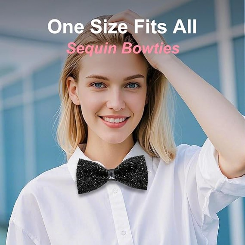 Fashion Rhinestone Bow Ties fo – Bow Tie Pre Tied recenzja i cena