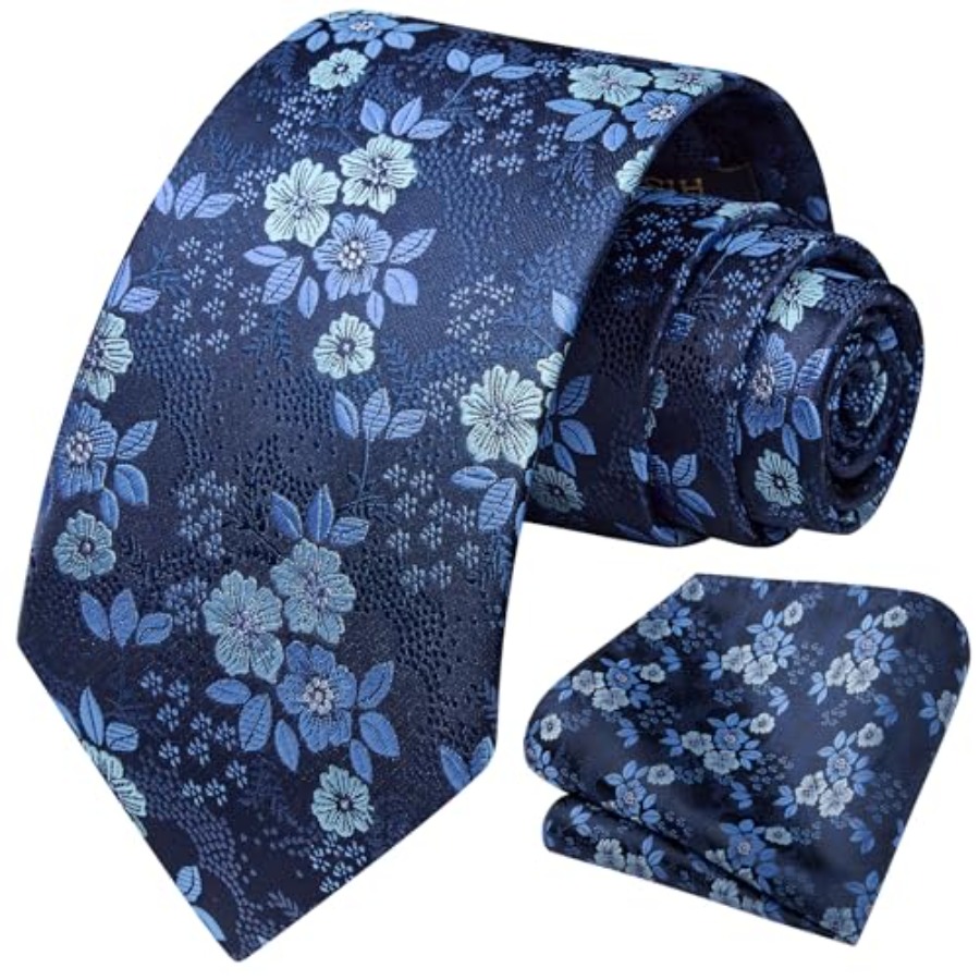Extra Long Ties for Men Classi – Pocket Square Set recenzja i cena