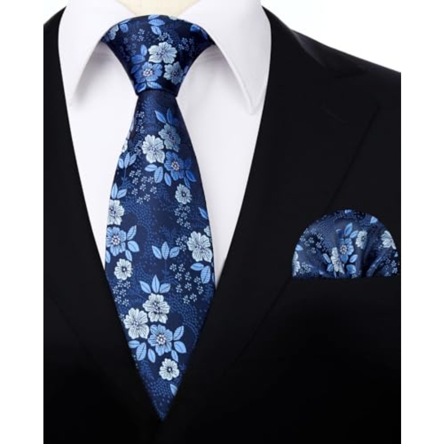 Extra Long Ties for Men Classi – Pocket Square Set recenzja i cena