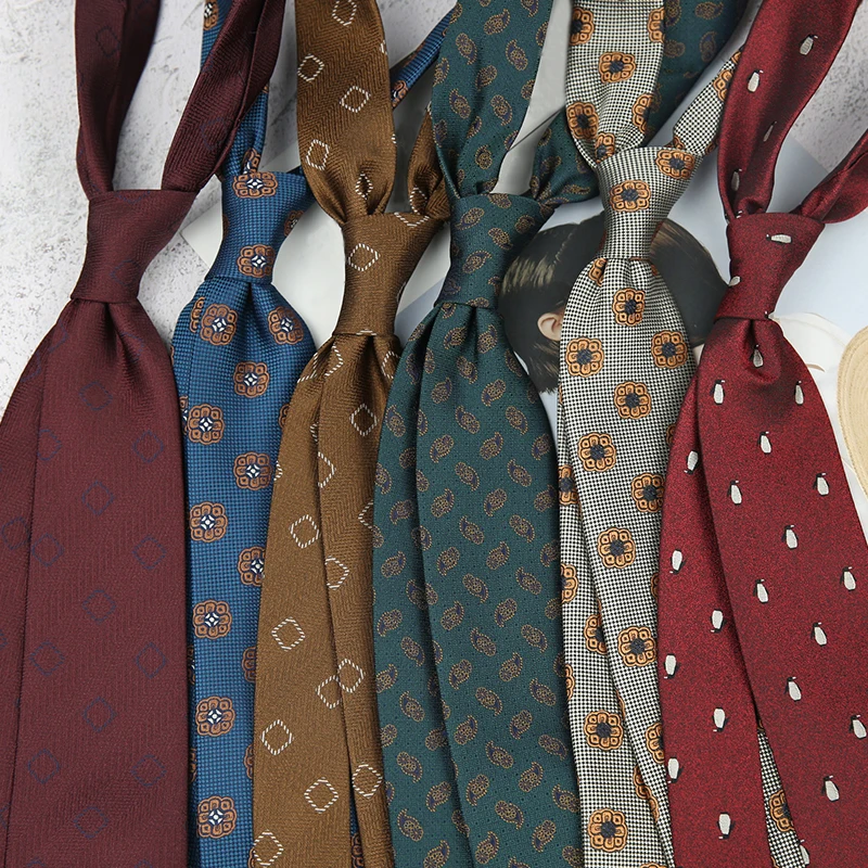 Linbaiway Business Floral Prin – Skinny Tie Men recenzja i cena