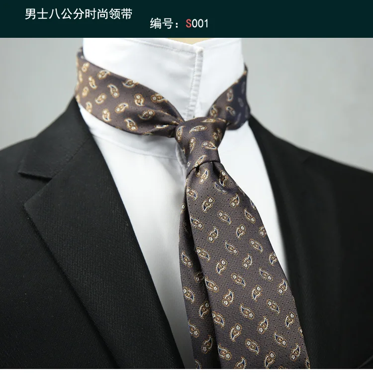 Linbaiway Business Floral Prin – Skinny Tie Men recenzja i cena