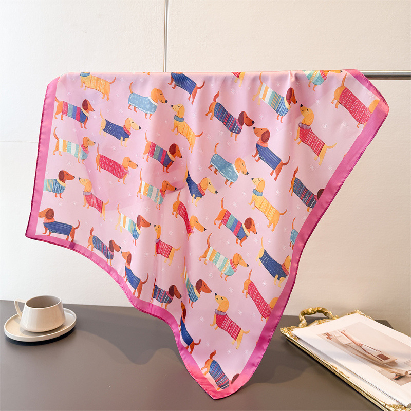 Ladies Cotton Dog Printed Squa – Bandana Cotton recenzja i cena