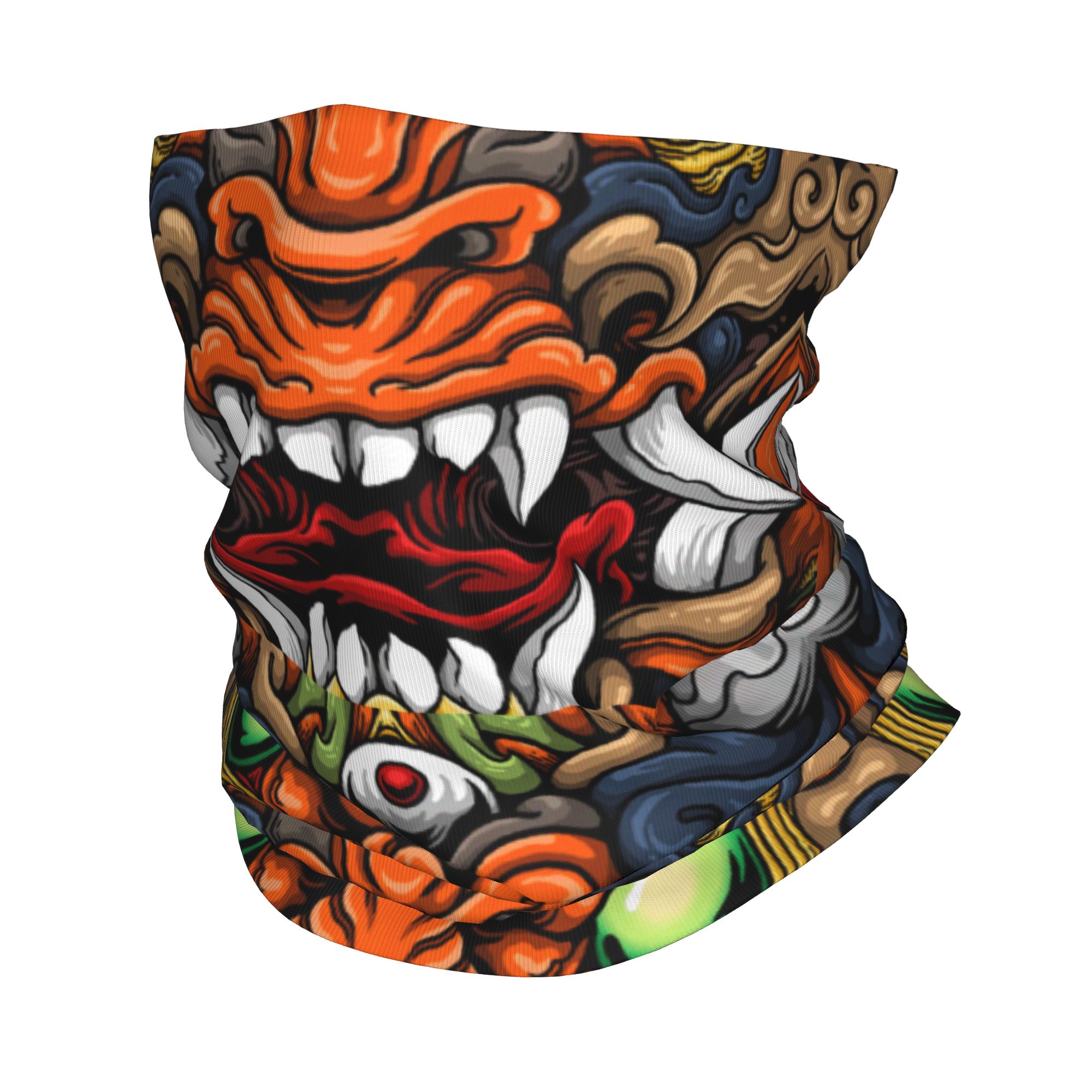 Custom Samurai Demon Oni Winte – Neck Warmer Tube recenzja i cena
