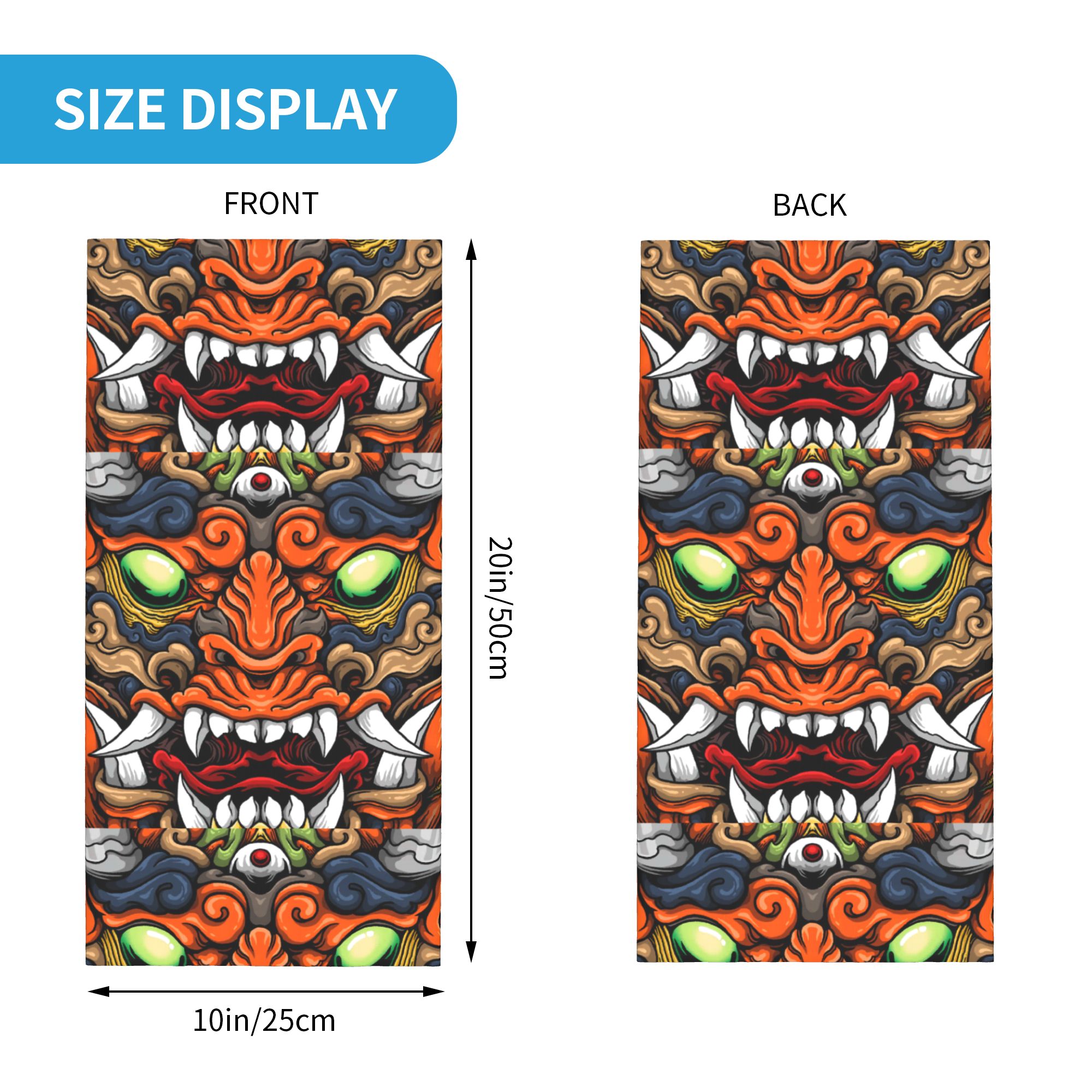 Custom Samurai Demon Oni Winte – Neck Warmer Tube recenzja i cena