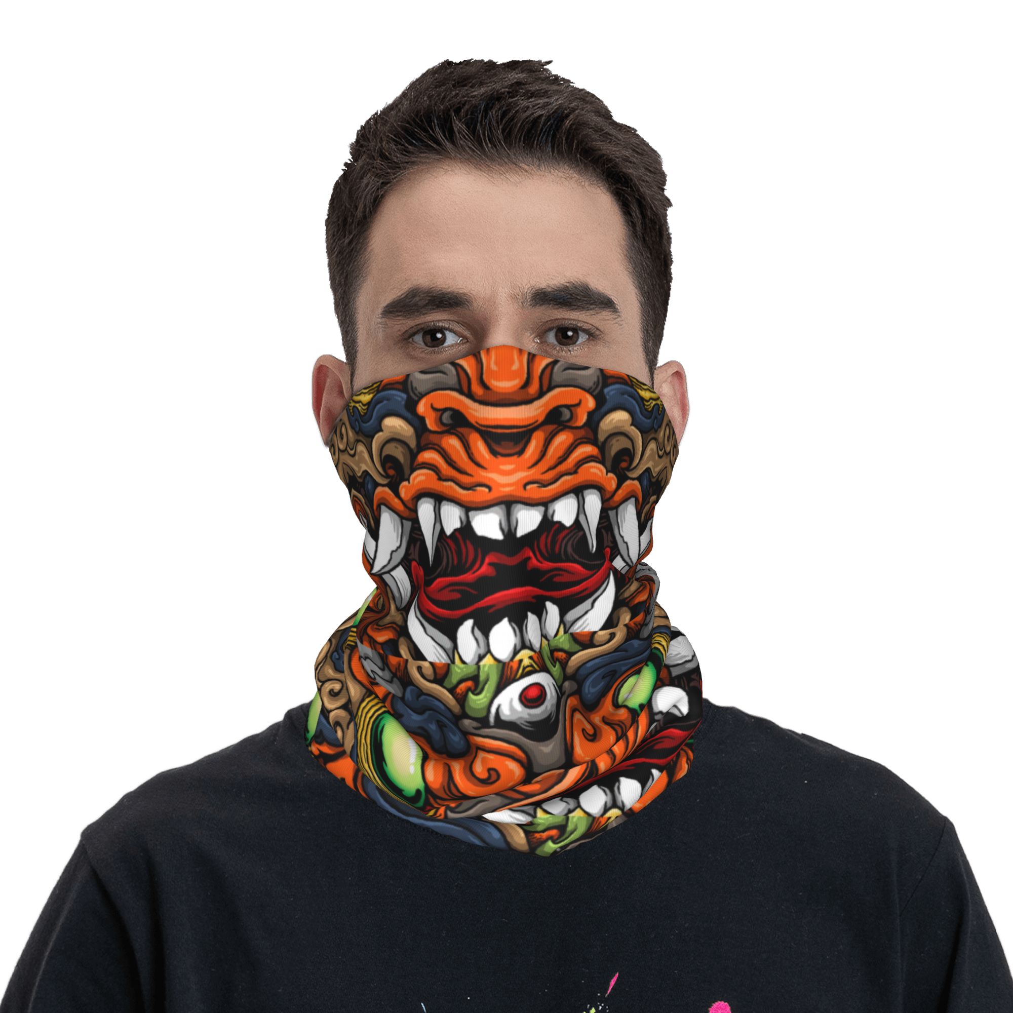 Custom Samurai Demon Oni Winte – Neck Warmer Tube recenzja i cena