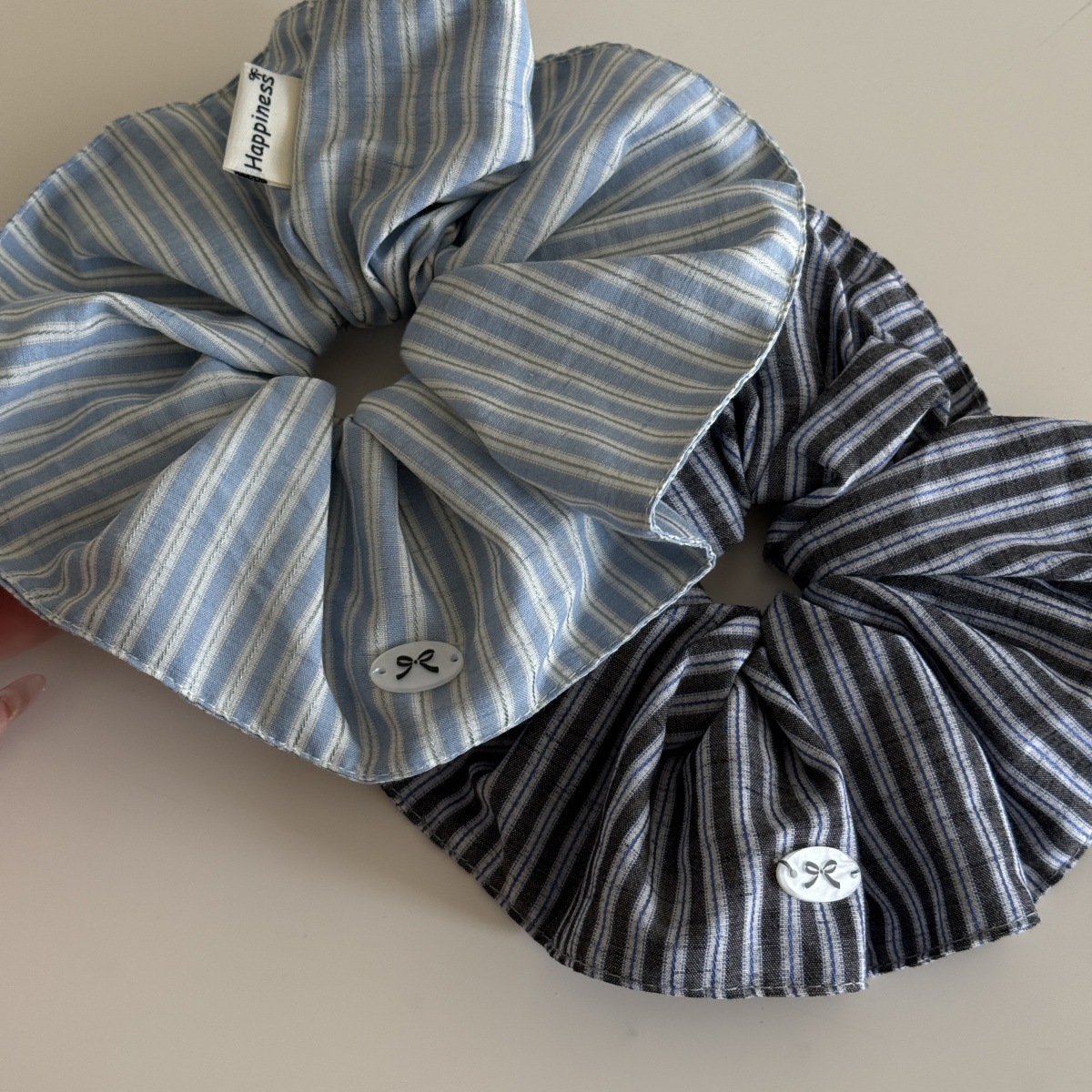 Korea Fashion Stripe Hair Rubb – Silk Tie Striped recenzja i cena