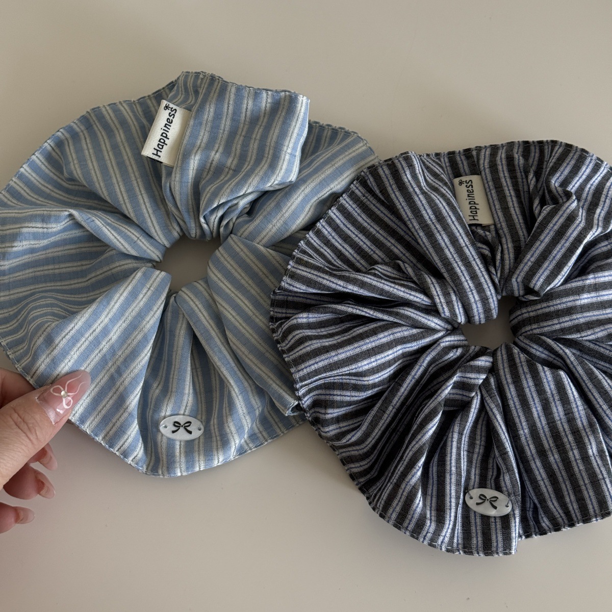 Korea Fashion Stripe Hair Rubb – Silk Tie Striped recenzja i cena