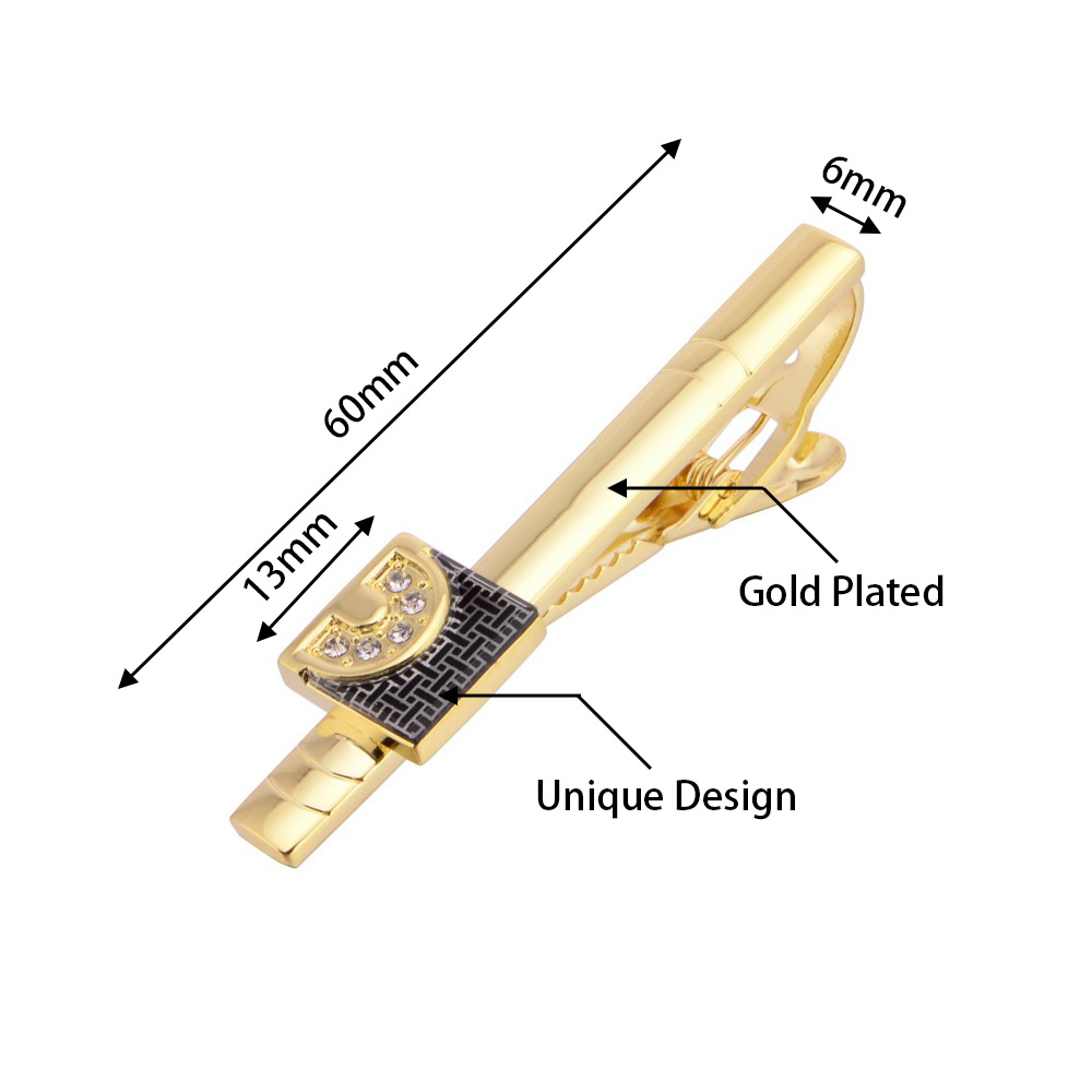 Gold Tone Cufflinks Tie Bar Se – Tie Bar Set Gift recenzja i cena