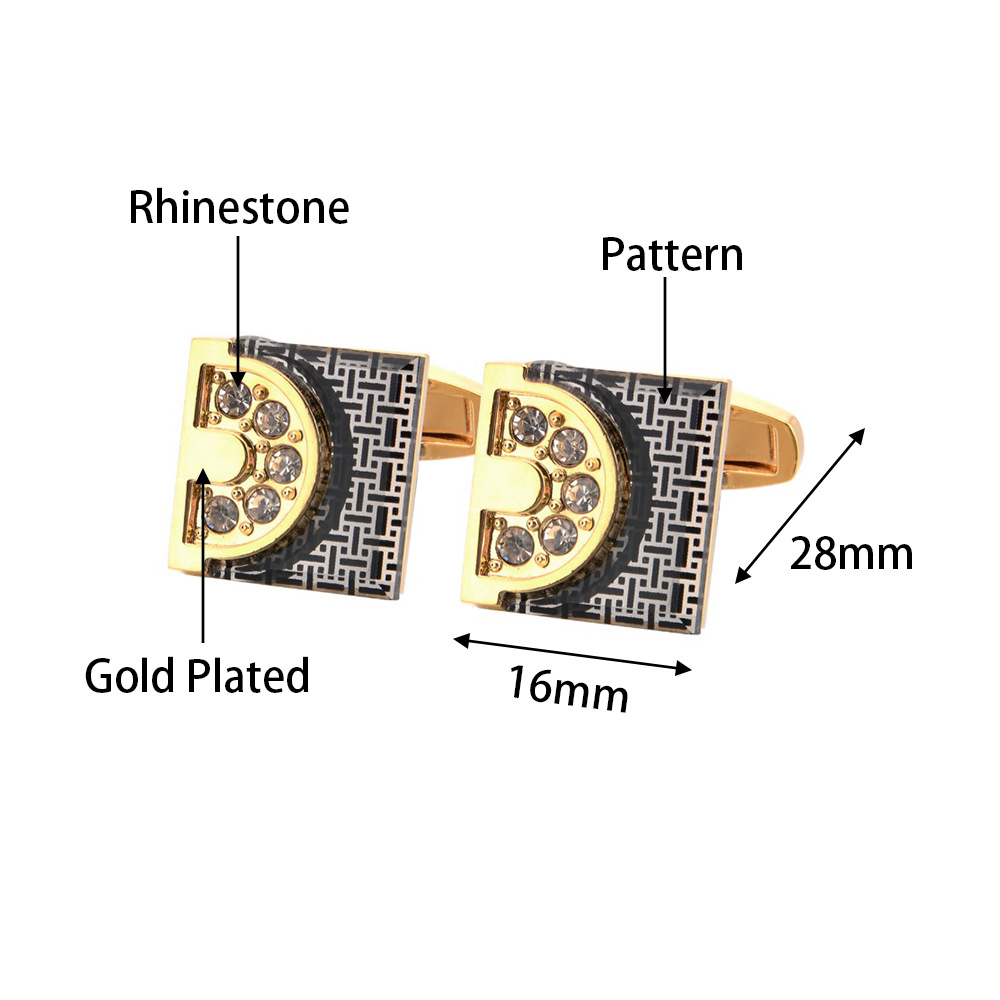 Gold Tone Cufflinks Tie Bar Se – Tie Bar Set Gift recenzja i cena