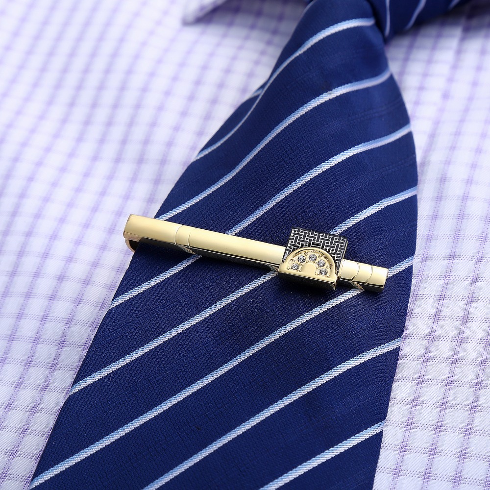 Gold Tone Cufflinks Tie Bar Se – Tie Bar Set Gift recenzja i cena
