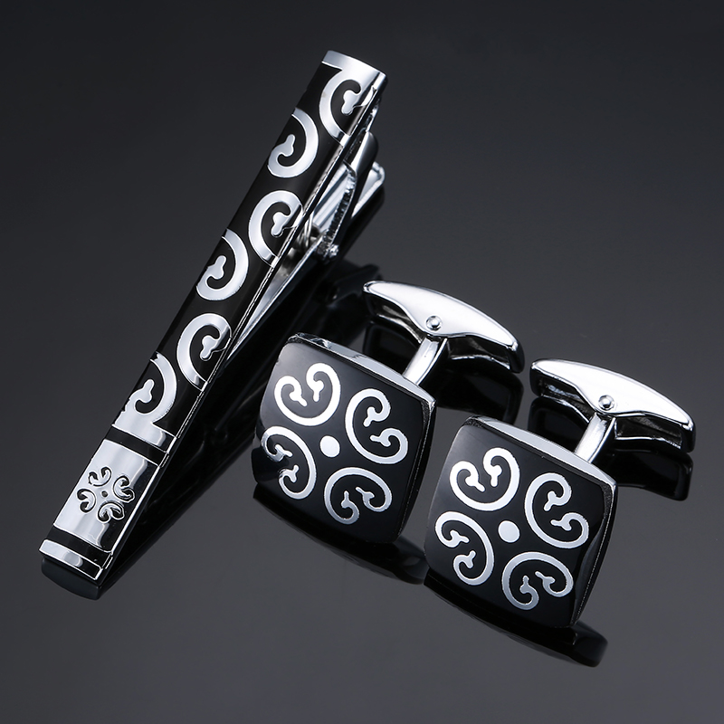 High Quality Cuff links neckti – Tie Bar Set Gift recenzja i cena