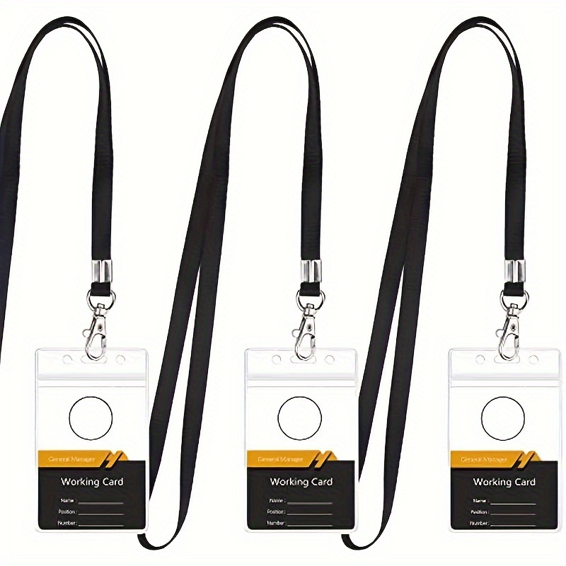 transparent waterproof name ba – Lanyard Badge Holder recenzja i cena