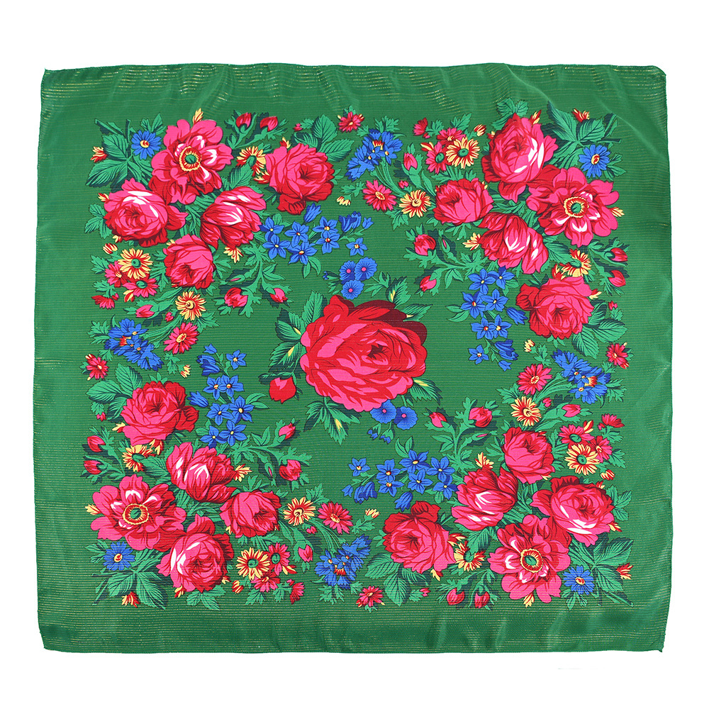 110*110cm Golden Silvery Wire  – Bandana Cotton recenzja i cena