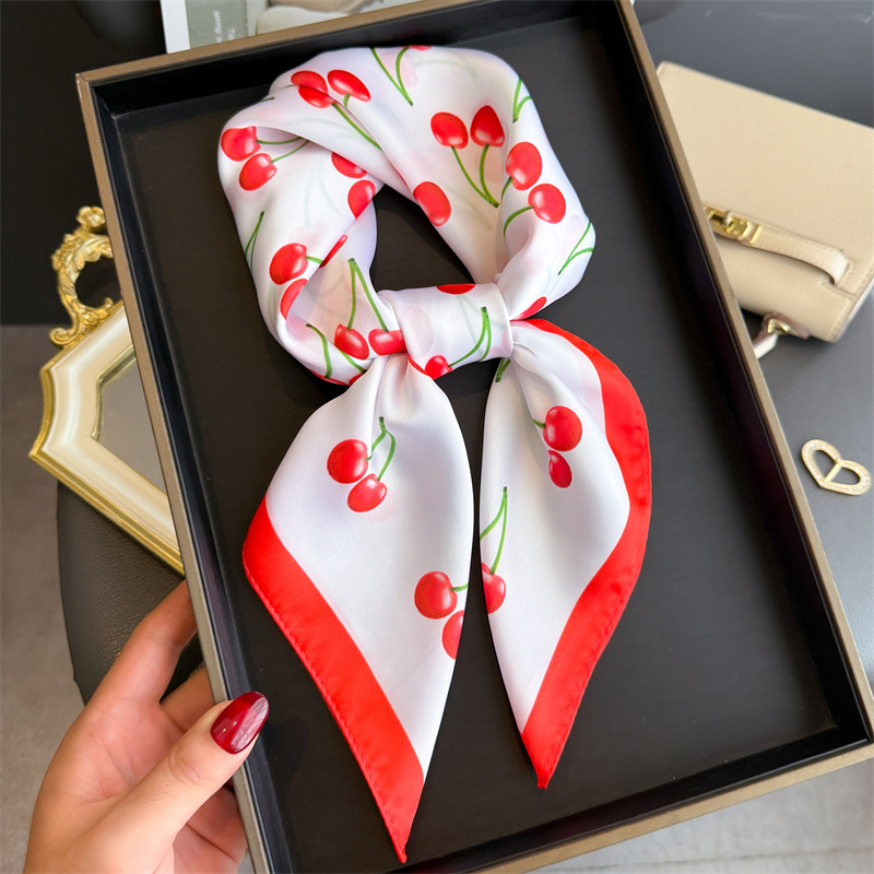 Luxury Square Satin Scarf Wome – Head Wrap Turban recenzja i cena