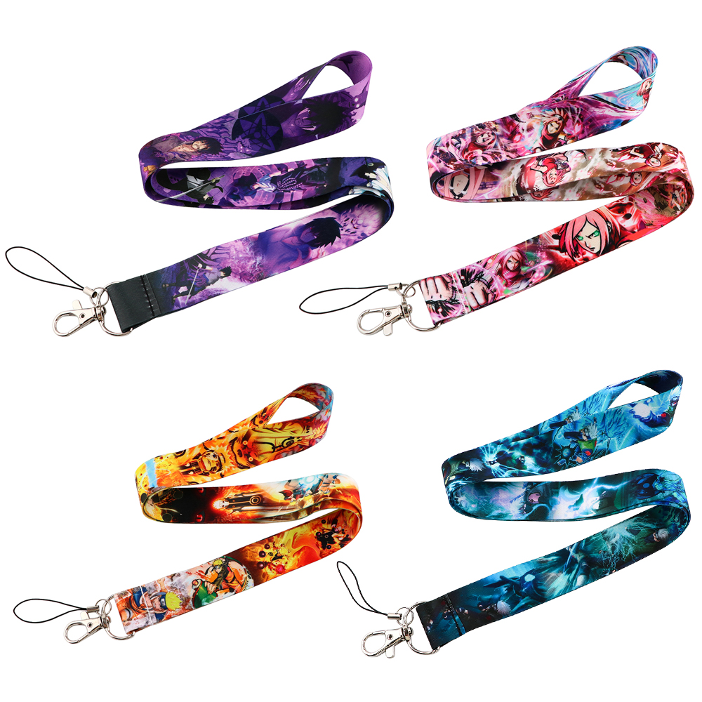 Japanese Anime Red Clouds Busi – Lanyard Badge Holder recenzja i cena