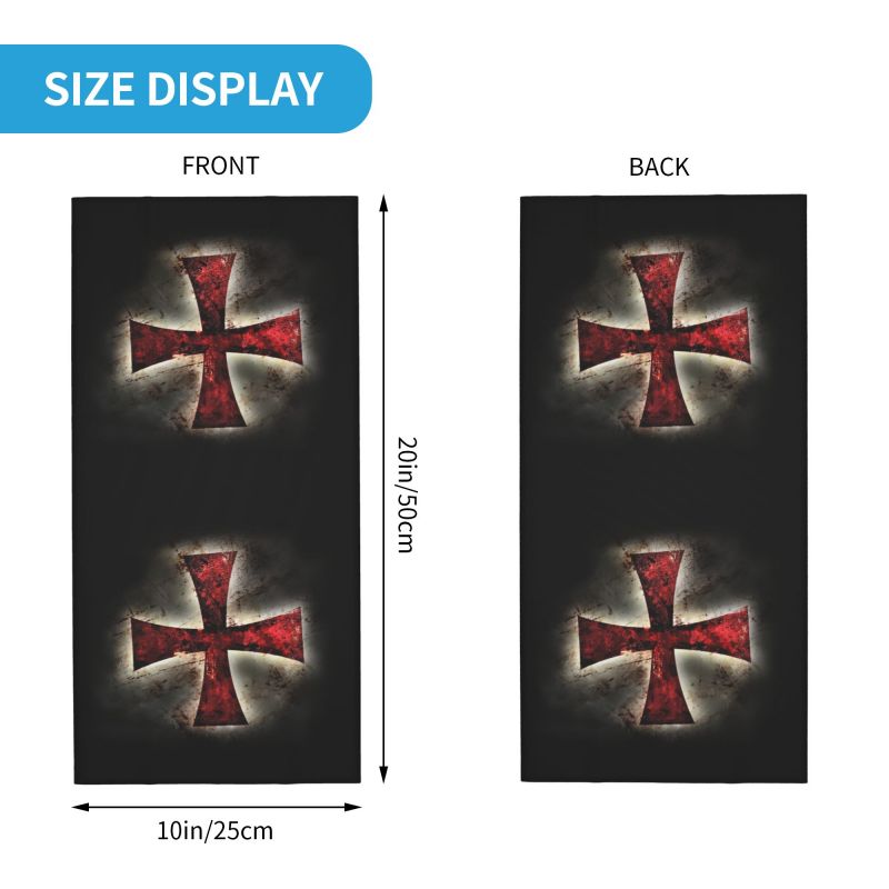 Custom Knights Templar Flag Ba – Neck Warmer Tube recenzja i cena