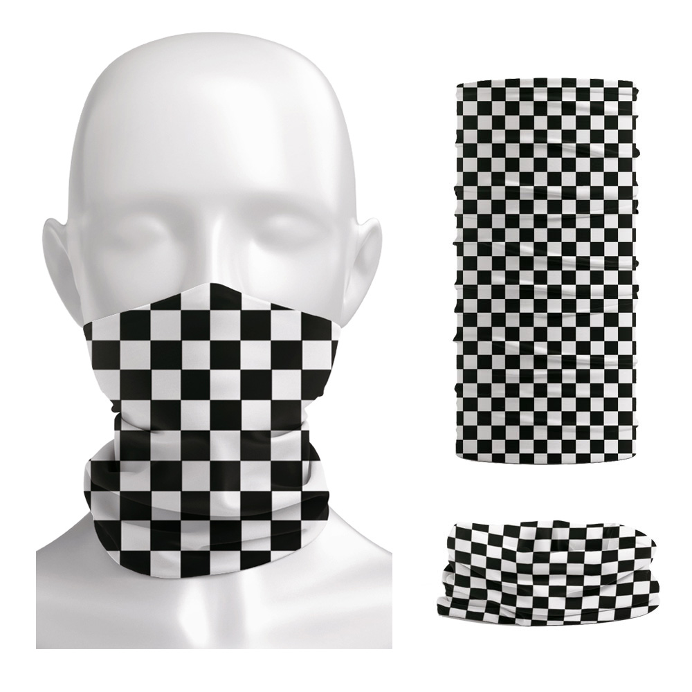 Checkered Ska Printed Headband – Neck Warmer Tube recenzja i cena