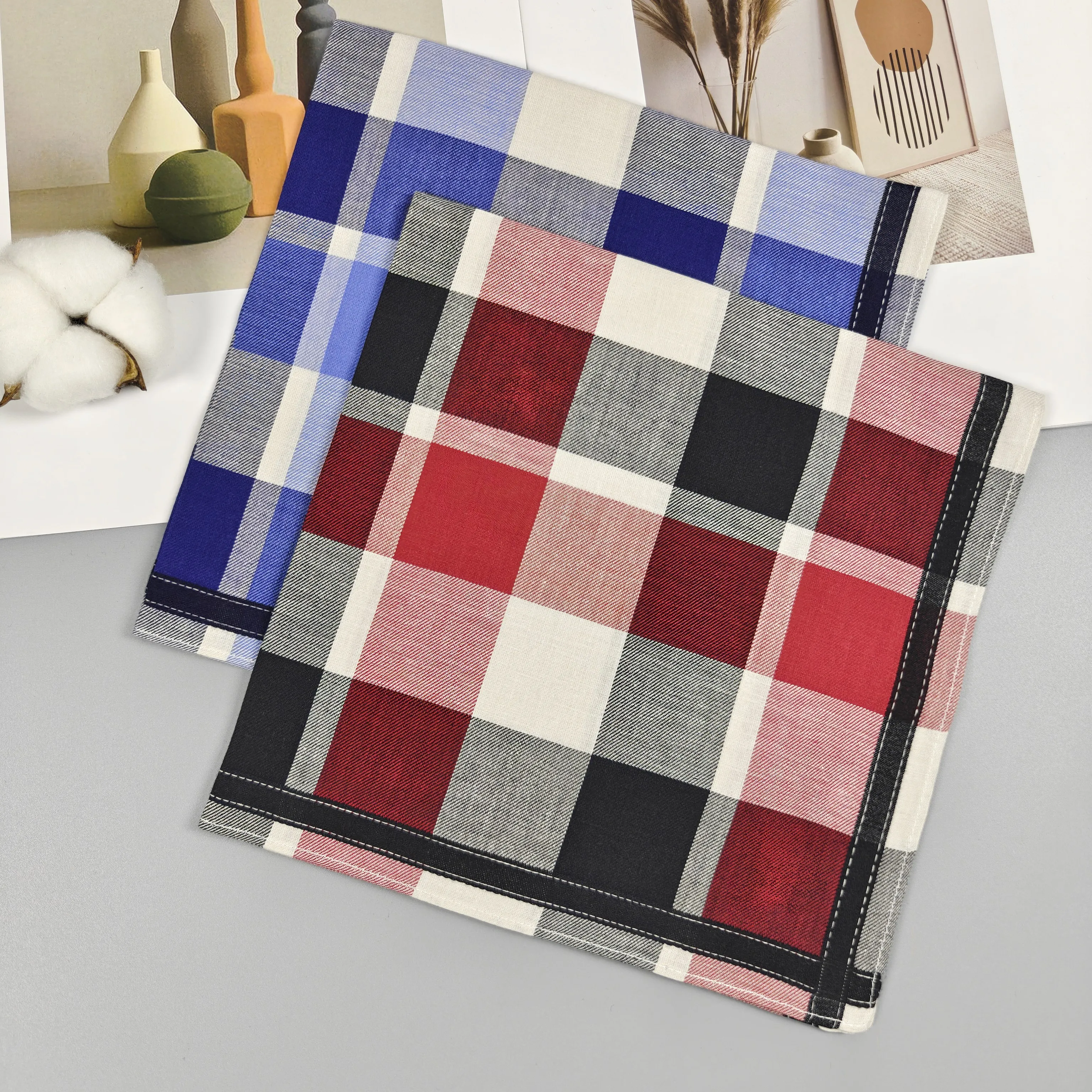 44.5cm/17.5in fashion new cott – Handkerchief Cotton Men recenzja i cena
