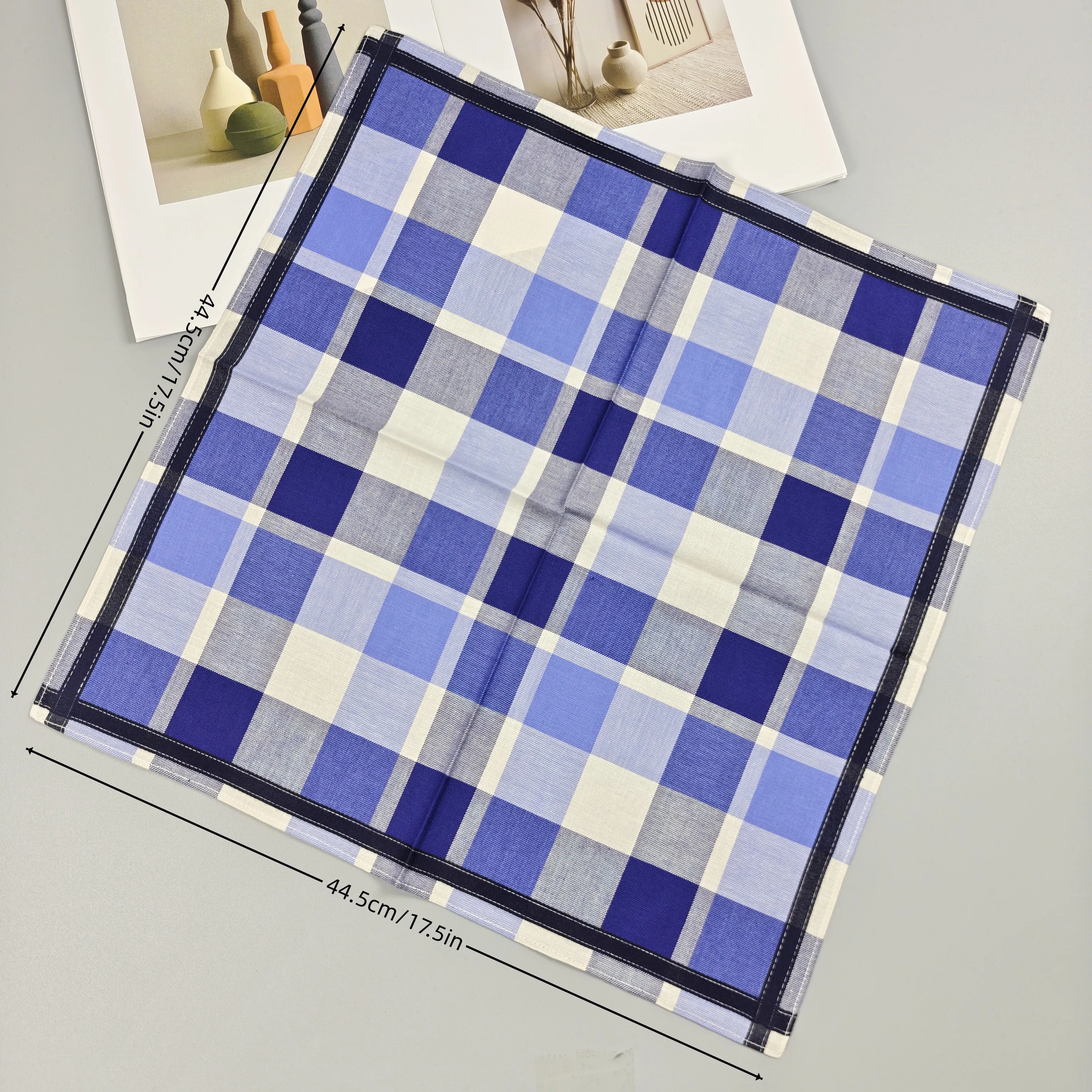 44.5cm/17.5in fashion new cott – Handkerchief Cotton Men recenzja i cena